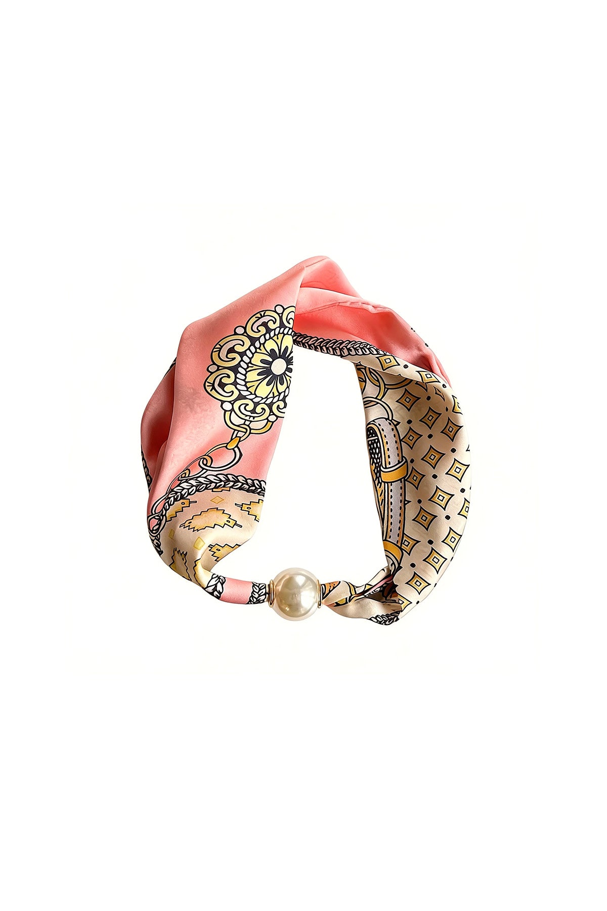 Zomersjaals met bloemenprint, casual, polyester, dagelijkse accessoires