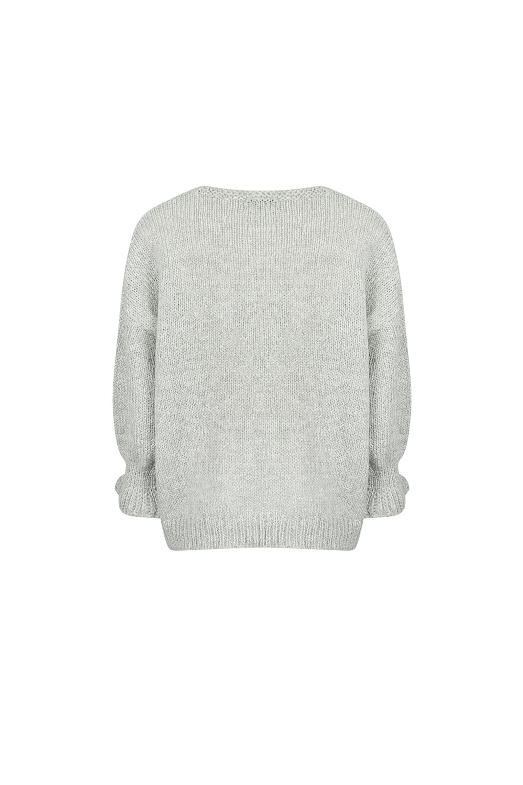Casual effen, slim fit wollen gebreide truien