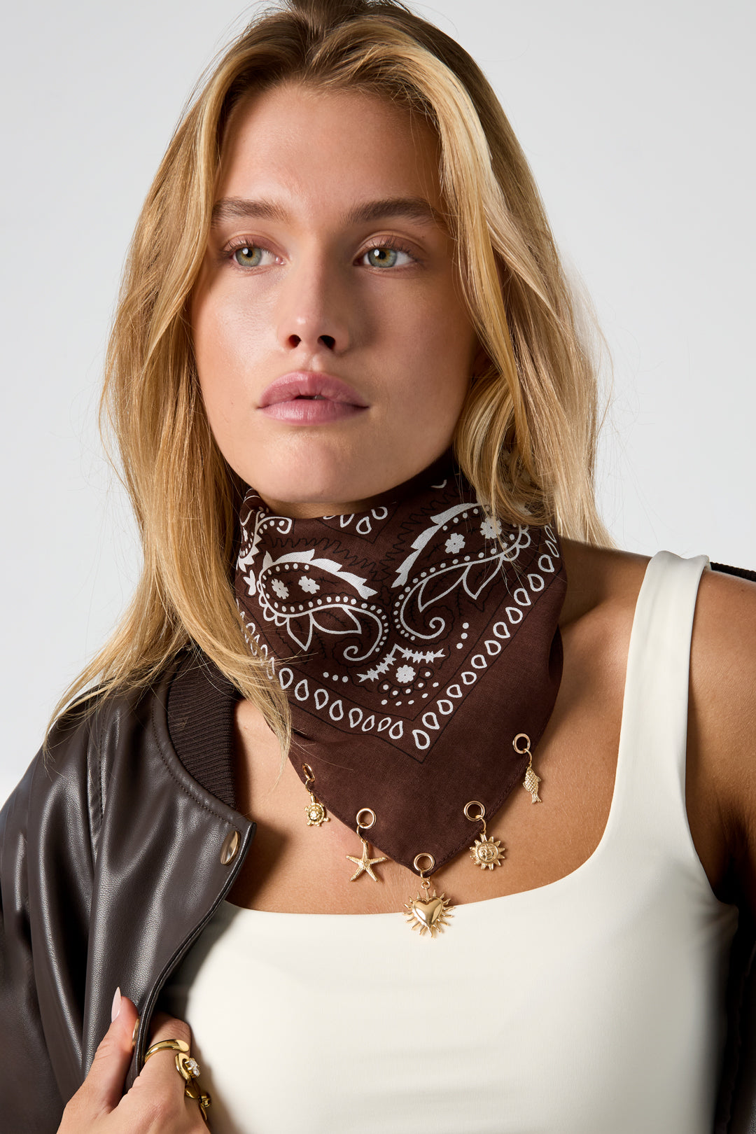 Zomersjaals met paisley-patroon, klassiek katoen, dagelijkse accessoires